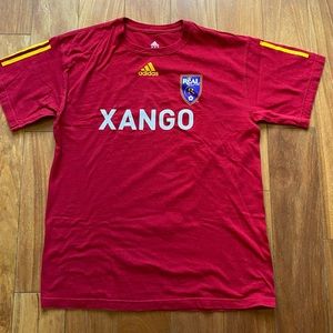 REAL Salt Lake MLS Soccer t-shirt Adidas Medium